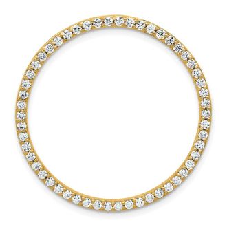Diamond2Deal 14k Gold Lab Grown Diamond Pendant (1ct, VS, G-H)