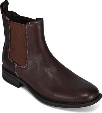 OLD TREND Classic Genuine Leather Versatile Everyday Chelsea Boot in Coffee at Nordstrom, Size 7.5