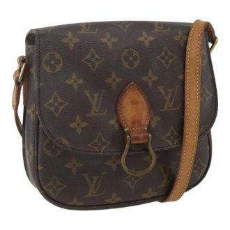 Louis Vuitton Pre-owned Cross Body Bags, female, Brown, Size: ONE SIZE Pre-owned Canvas Cross Body Bag