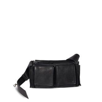Miu Miu Flap-pockets Leather Shoulder Bag