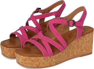 Blowfish Aurora Strappy Sandals Womens Sandals Fuchsia Suede : 6.5 M, Faux Leather