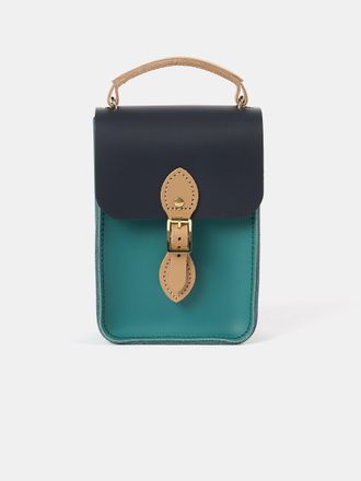 The Cambridge Satchel Company The Mini Binocular Bag - North Sea, Navy & Iced Coffee