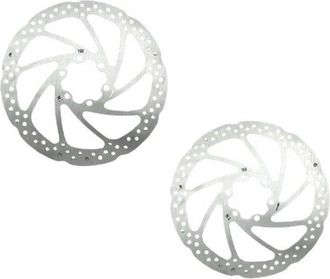 OEM Paquete De 2 Discos De Freno Para Bicicleta De 160 Mm, Discos De Freno Flotantes De Acero Inoxidable, Pastillas De Freno Para Bicicleta