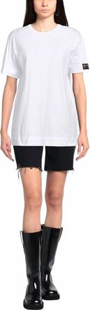N&deg;21 Short Sleeve Crewneck Tee In White