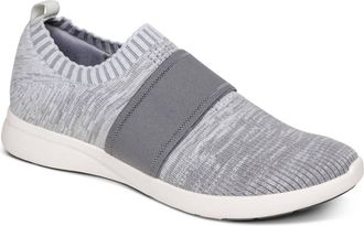 Aetrex Womens Demi Slip On Sneaker In Grey