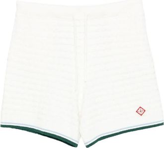 Casablanca Pf 26-Kw-1441 Shorts - Heren - Korte Broeken - Wit - M - Korte Broeken