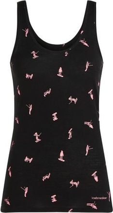Icebreaker Merino 150 Siren Tank Ski Day Merinounterw&auml;sche f&uuml;r Damen | schwarz