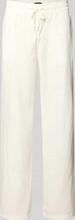 Matinique Regular Fit Hose aus Leinen-Baumwoll-Mix Modell barton in Weiss, Gr&ouml;&szlig;e XXL