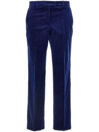 Alberto Biani velvet trousers - Blue