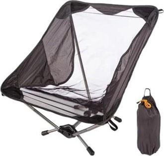 OEM Silla Plegable Ultraport&aacute;til Para Picnics Y Acampadas - Ligera Y Compacta, Aluminio Reforzado, Dimensiones 65x45x85 Cm, Gris Antracita - Ulisem