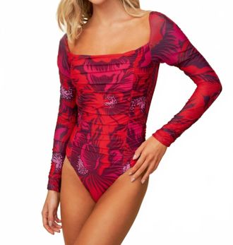 Maaji Tulip Rainless Surfsuit In Red