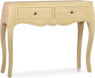 Moycor Consola de madera beige anch. 105 cm