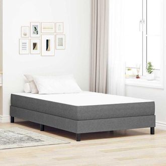 vidaXL Vidaxl - Colch&oacute;n De Cama Con Colch&oacute;n Gris Claro 120 X 200 Cm Tela