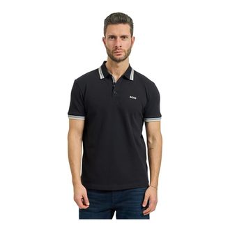 HUGO BOSS Tops, Heren, Zwart, M, Katoen, Boss T-shirts en Poloshirts