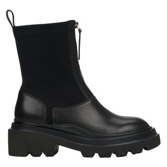Estro & Luminara Black Ankle Boots with Elastic Upper - female - Estro - Chelsea Boots - Black - 3 UK - Shoes