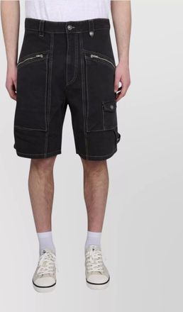 Isabel Marant denim cargo shorts