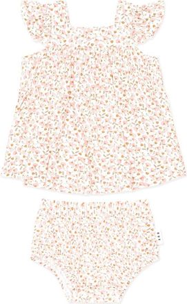 Huxbaby Ditsy Floral 2Pc Top And Bloomer Set in Multi at Nordstrom, Size Newborn Au