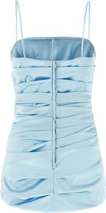 Dolce & Gabbana Womens Blue Acetate Short Dress