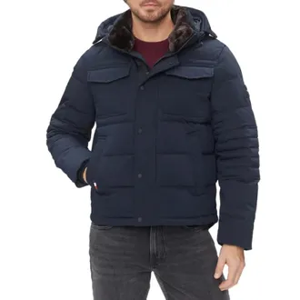 Tommy Hilfiger Winter Jackets, male, Blue, Size: XL Rockie Jacket