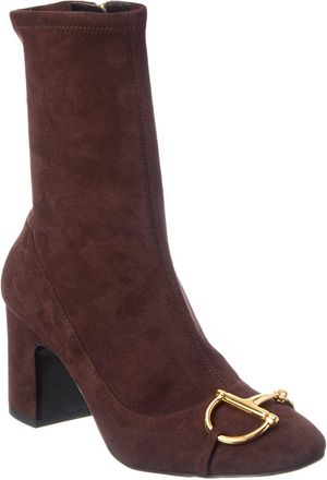 Gucci Half Horsebit Suede Boot