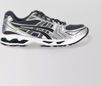 Asics synthetic leather low-top sneakers