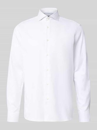 HUGO BOSS Regular Fit Businesshemd aus Baumwoll-Mix Modell H-JOE-SPREAD in Weiss, Gr&ouml;&szlig;e 39