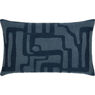 Elaine Smith Noble Indoor & Outdoor Woven Accent Pillow in Indigo at Nordstrom, Size 12X20