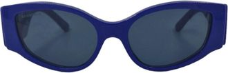 Balenciaga Overdreven Vlinder Zonnebril - Dames - Zonnebrillen - Blauw - ONE Size - Accessoires