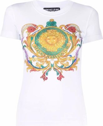 Versace Jeans Couture Donna, Top, Bianco, M, new