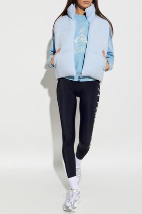 Perfect Moment Quilted Vest With Stand-up Collar, Womens, Blue