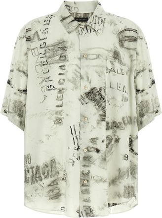 Balenciaga Grey Minimal Shirt