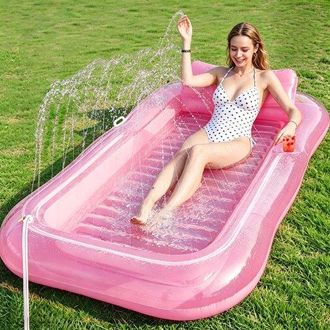 OEM Cama Hinchable Para Piscina Con Respaldo Y Portavasos, Ideal Para Divertirse Y Relajarse En El Agua Durante El Verano