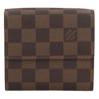 Louis Vuitton Pre-owned Wallets, female, Brown, Size: ONE SIZE Pre-owned Damier Ebene Wallet