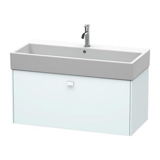 Duravit Duravit Brioso Neceser De Pared, 1 Extra&iacute;ble, 98,4 X 45,9 Cm, Para Vero Air 235010, Color (frente/cuerpo): Azul Claro Decoraci&oacute;n Mate, Mango Azul Clar