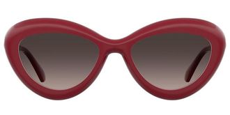 Moschino MOS163/S C9A/HA Womens Sunglasses Red Size 55