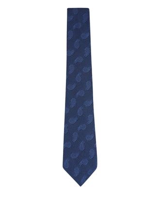 Ermenegildo Zegna silk tie - men - Silk - One Size - Blue