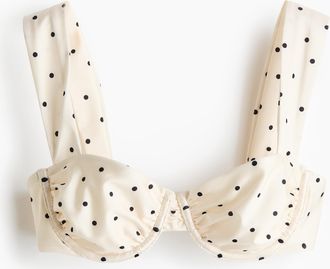 H&M Balconette-Bikinitop - White