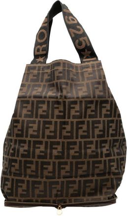 Fendi Pre-owned Fendi Zucca Canvas and Nylon Foldable Tote Ladies DZY2ULL4JDO7NU79