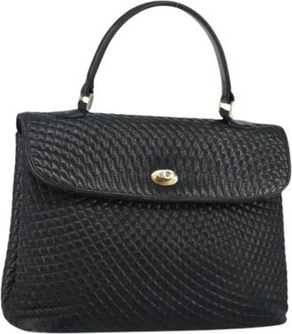 Bally Pre-owned Handbag - Dames - Vintage Handtas - Zwart - ONE Size - Leer - Vintage