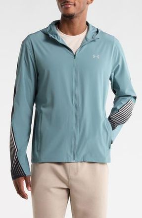 Under Armour Velociti Storm Hooded Jacket in Jasper Blue at Nordstrom Rack, Size Xx-Large