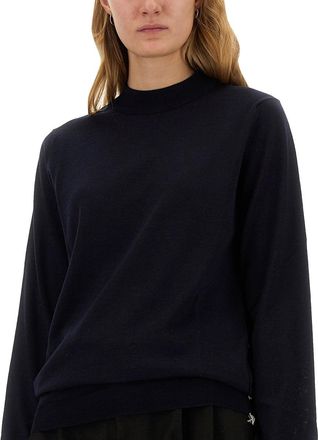 Maison Margiela Wool Jersey Sweater - Blue