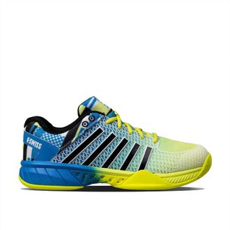K-Swiss Mens Express Light Pickleball Shoes In Brilliant Blue/optic Yellow