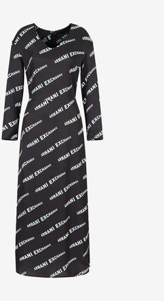 A|X Armani Exchange Womens Dress in Black viscose - Size 10 UK