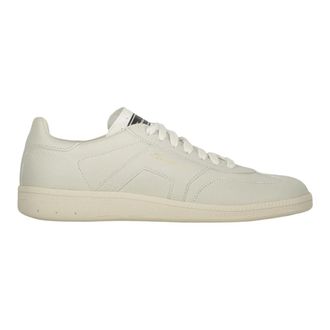 Santoni Sneakers, female, White, Size: 8 1/2 US Low-top Leather Sneakers