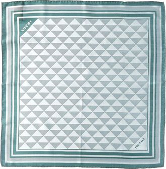 Prada Twill Silk Scarf
