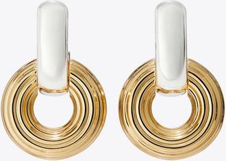 Tory Burch Womens Doorknocker Earring, One Size