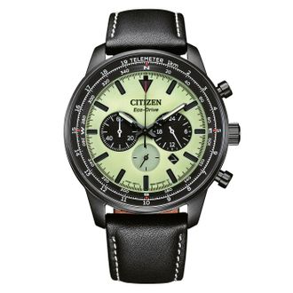 Citizen Mens Black Watch CA4505-21X Leather - One Size