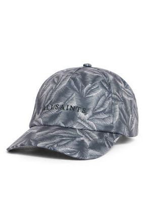 AllSaints Marseille Nylon Baseball Cap in Gray Multi at Nordstrom Rack