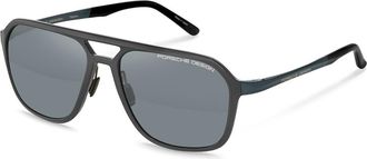 Porsche Design P86003 D388 Mens Sunglasses Grey Size 59