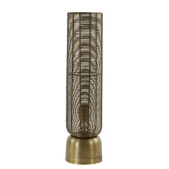 Light & Living Light & Living - L&aacute;mpara De Mesa - Lezuza - Bronce - Metal - E27